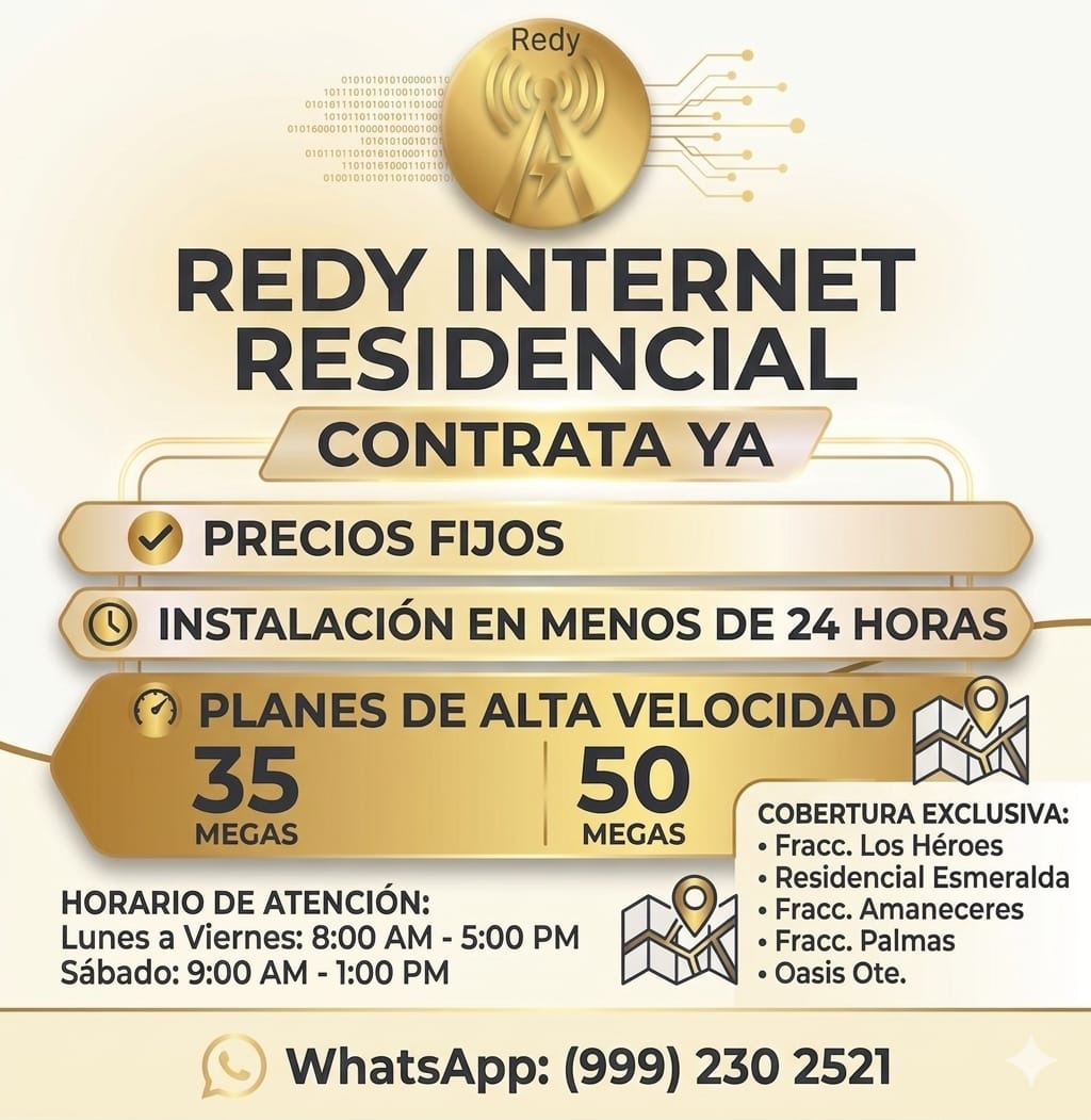 Promoción REDY Internet Residencial