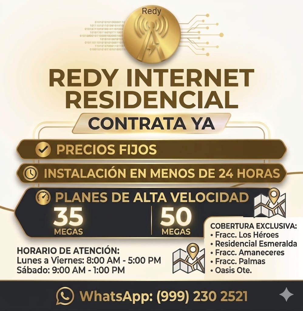 Promoción de REDY Internet Residencial